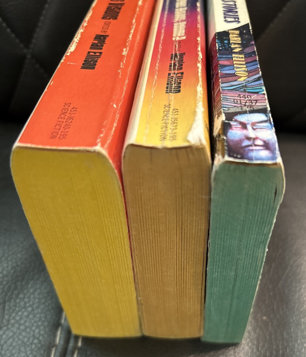 Harlan Ellison Lot Of 3 PB Books Deathbird, Dangerous Visions 1 & 2