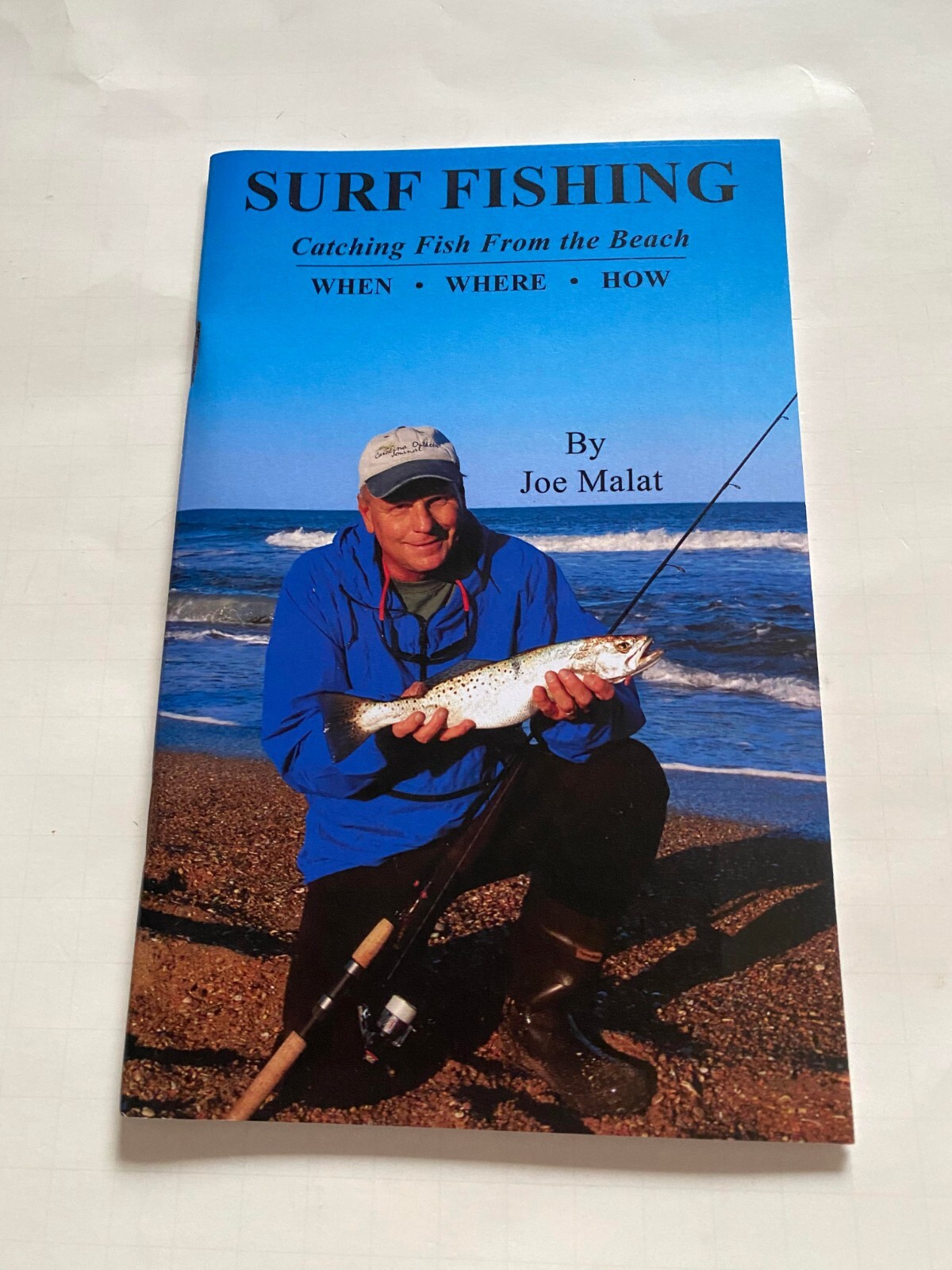 Surf Fishing Book – Catching Fish From The Beach WHEN WHERE HOW – Joe Malat pb