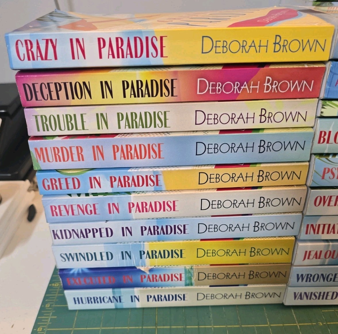 Lot of 32 PARADISE Books by Deborah Brown #1-32 Florida Keys Mystery Series
