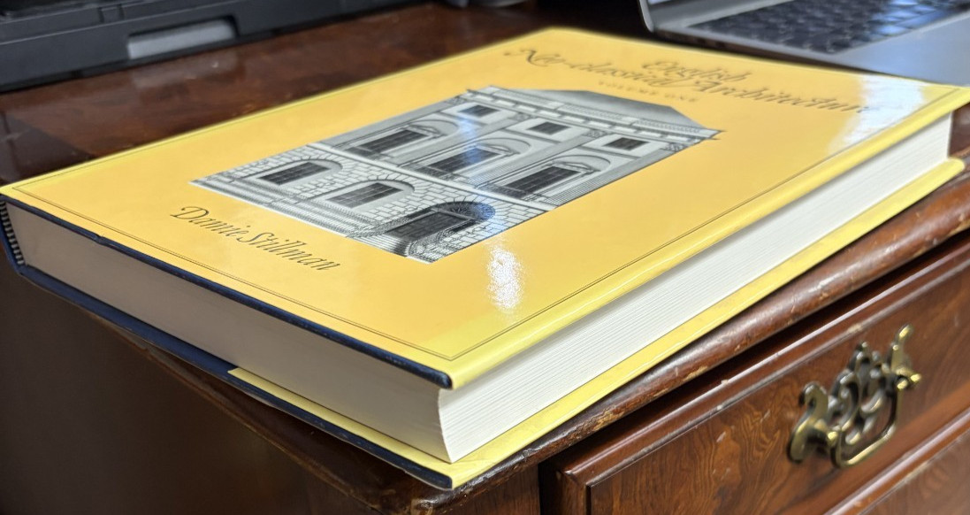 English Neo-Classical Architecture by Damie Stillman Volume 1 ONLY HBDJ