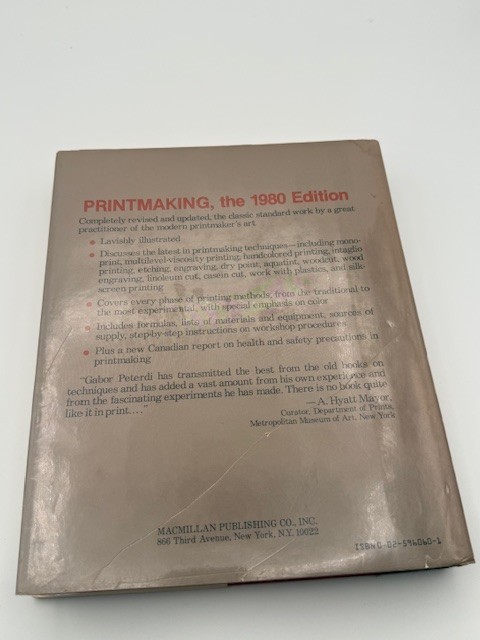 Printmaking by Gabor Peterdi 1980 Revised 10th Printing