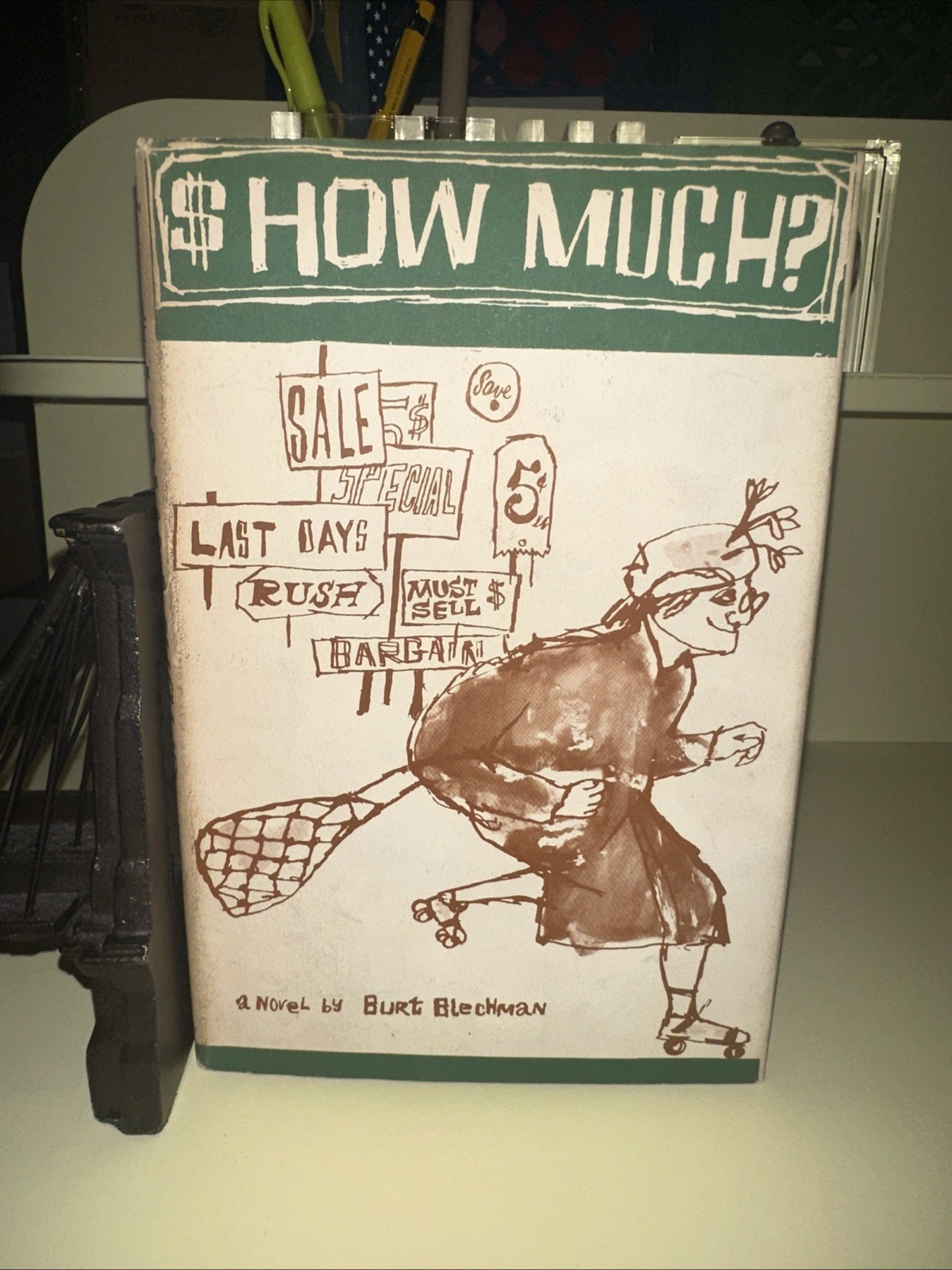1961 FIRST PRINTING VINTAGE HOW MUCH? NOVEL BY BURT BLECHMAN COLLECTIBLE BOOK F1