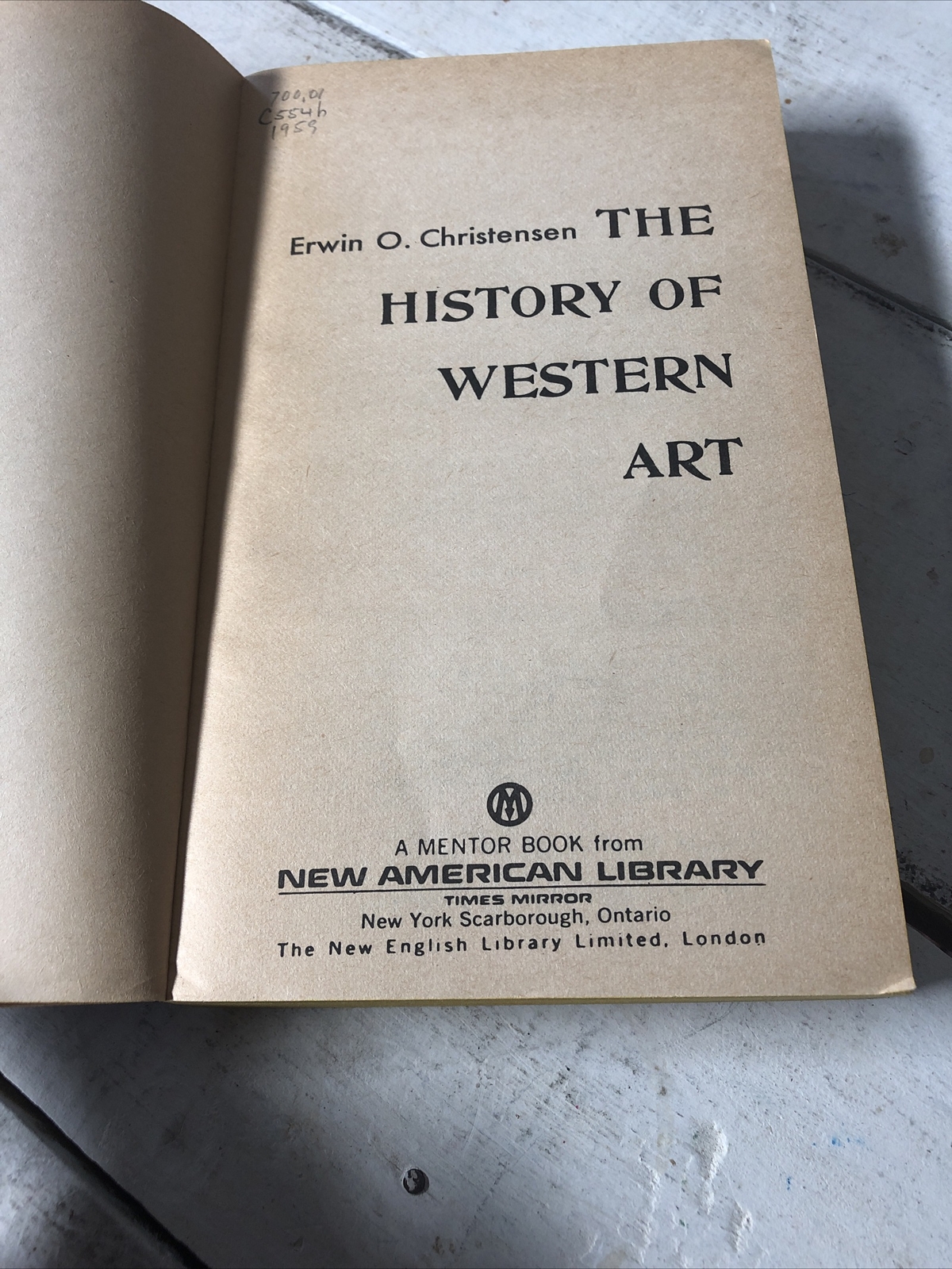 The History of Western Art Erwin Christensen Art History PB