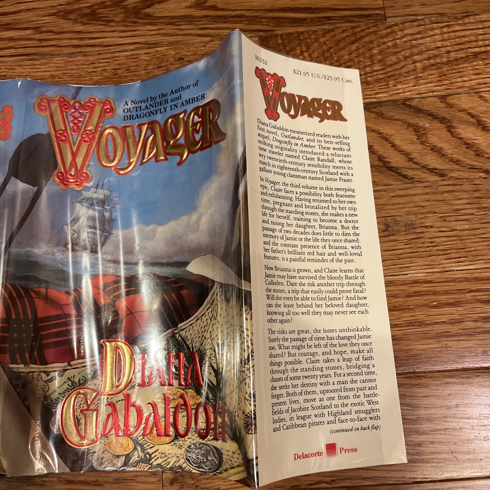 Diana Gabaldon – FLAT SIGNED BP – Voyager 1st/1st – Outlander Book 3 – FREE SHIP