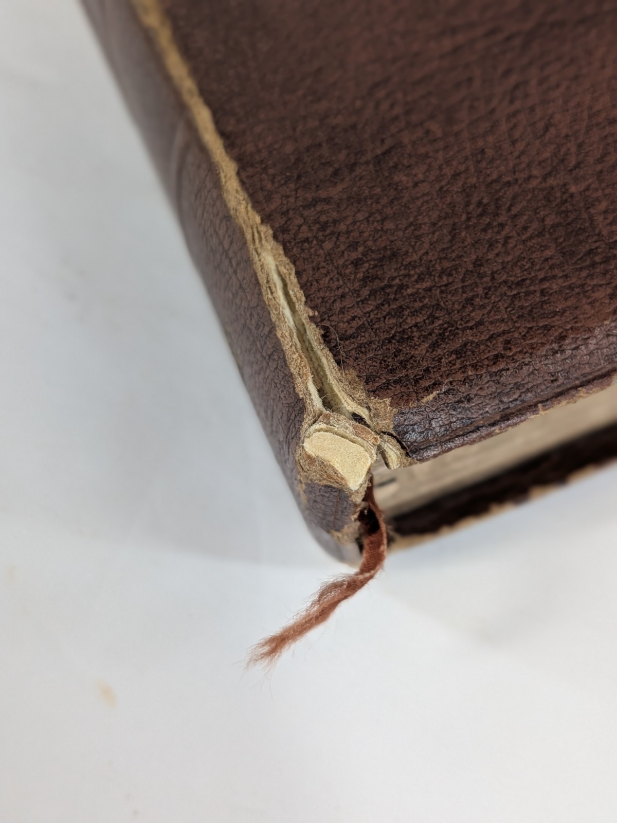 BISON GRAIN!✝️Vntg Ryrie Study Bible NASB 1978 Red Letter Moody Press Tab Index