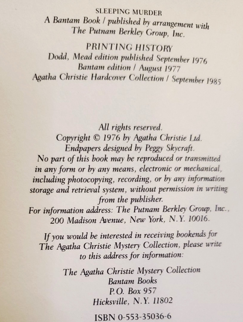 Agatha Christie Mystery Collection Bantam Leatherette HC Editions – Lot of 19