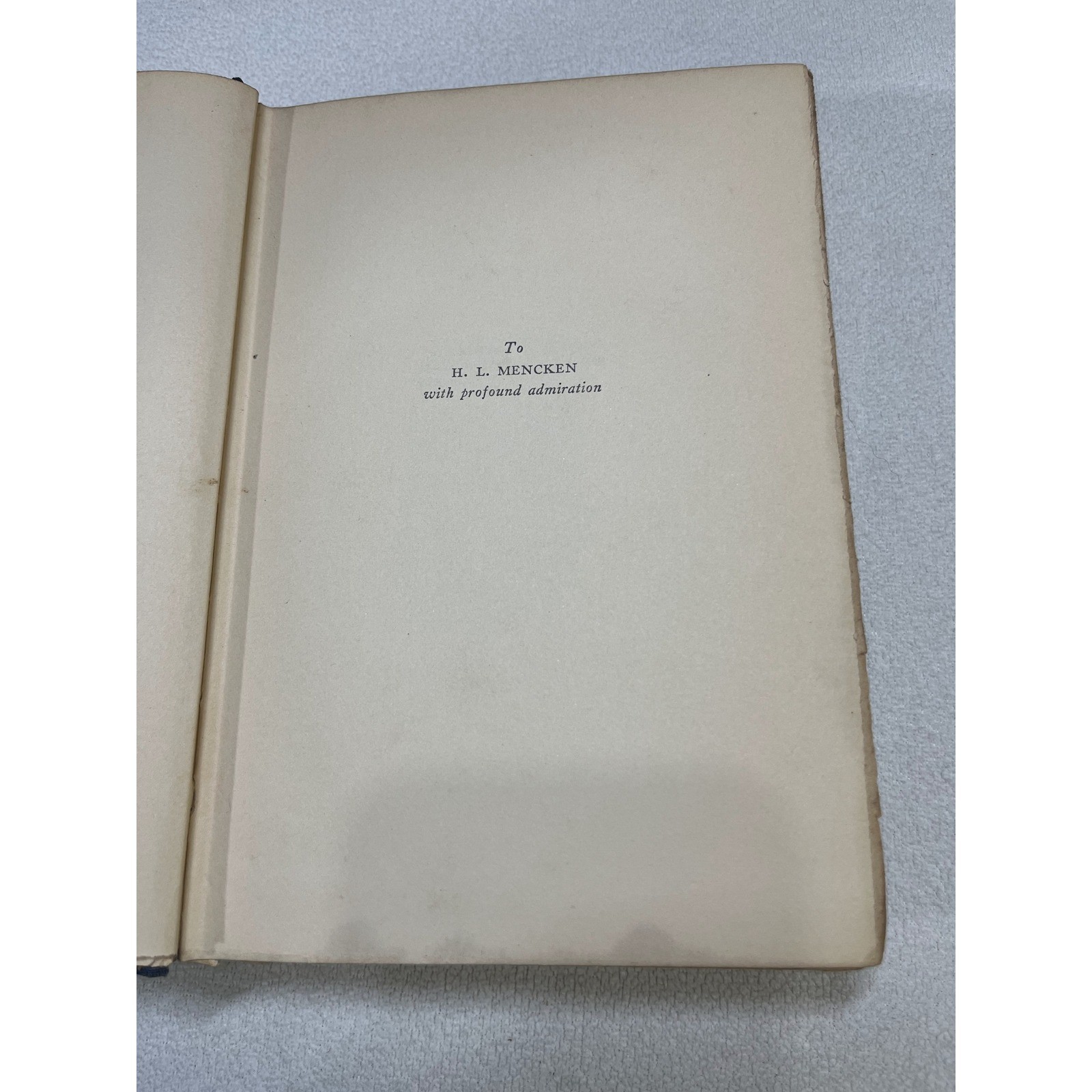Elmer Gantry by Sinclair Lewis 1927 First Edition Harcourt Brace and Company