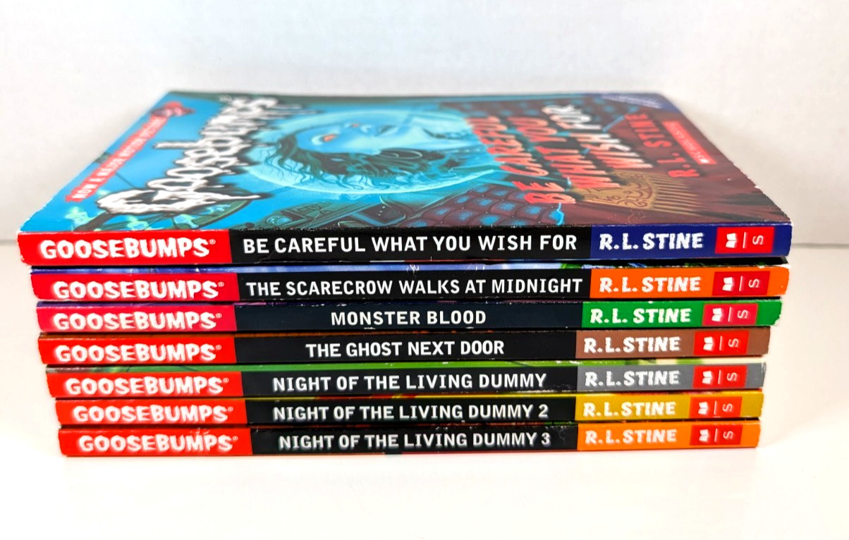 R.L. Stine GOOSEBUMPS Lot of 31 Books – HorrorLand, Most Wanted, Hall of Horrors