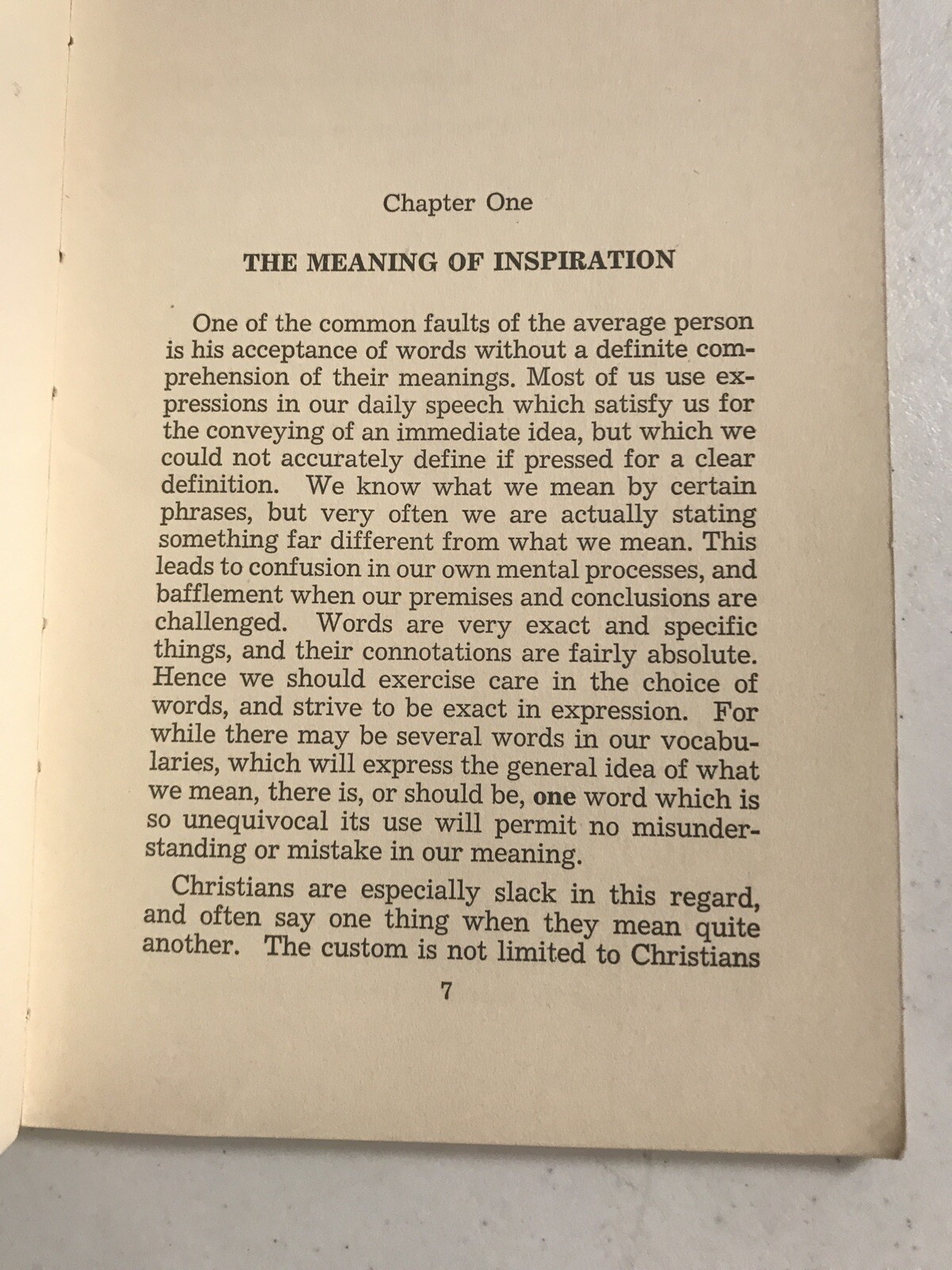 Inspiration Plus Revelation Equals The Bible Harry Rimmer 1944 PB