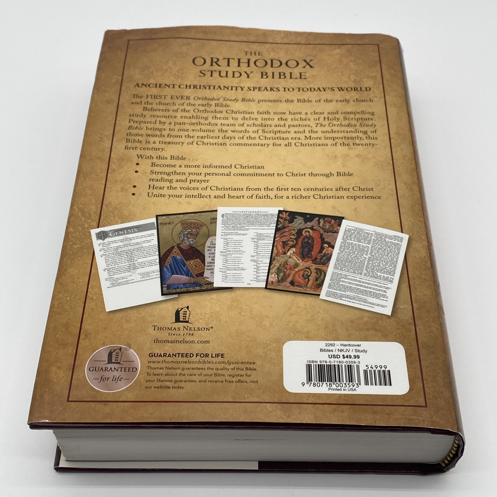 The Orthodox Study Bible, Hardcover: Ancient Christianity Speaks to Todays World