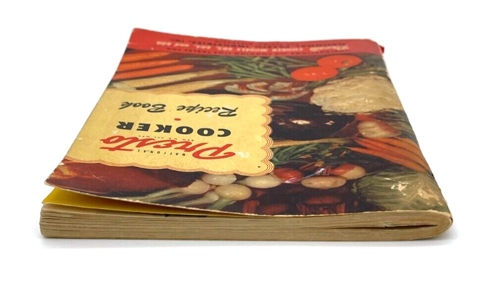 Presto Cooker Recipe Book Models 603, 604, 606 Instructions VTG 1953-127 pages