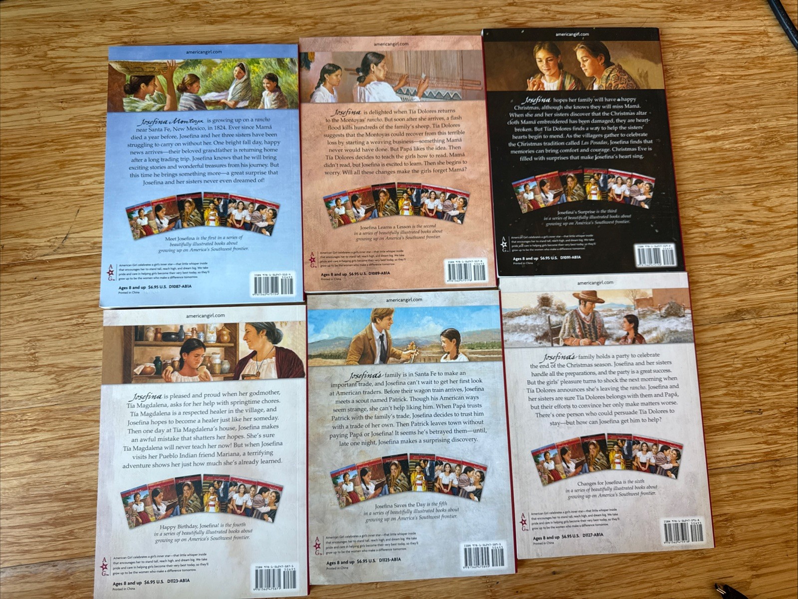 Josefina American Girl Paperback Book Box Set 1-6 Valerie Tripp 2000