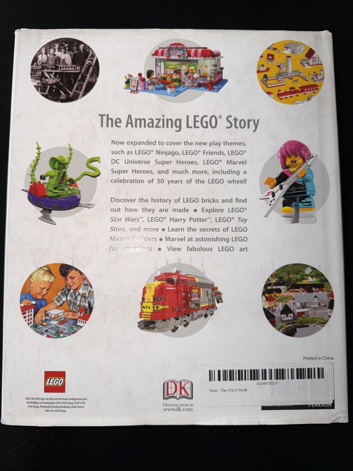 The Lego Book by Lipkowitz, Daniel EXPANDED & REVISED HARDCOVER 254 Pages 2012