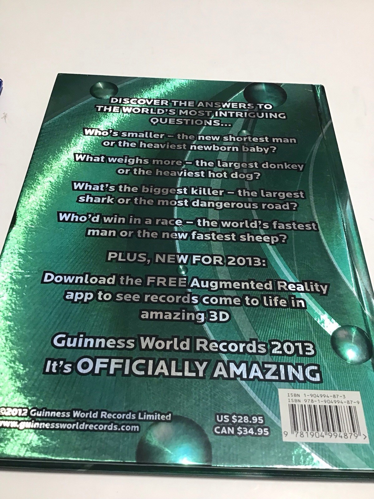 Guinness World Records Lot Of 3 Books 2013 2014 & 2015 Officially Amazing