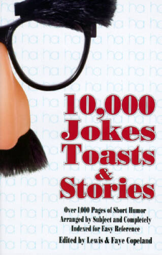 10,000 Jokes, Toasts, Stories – Hardcover By Copeland, Lewis – GOOD