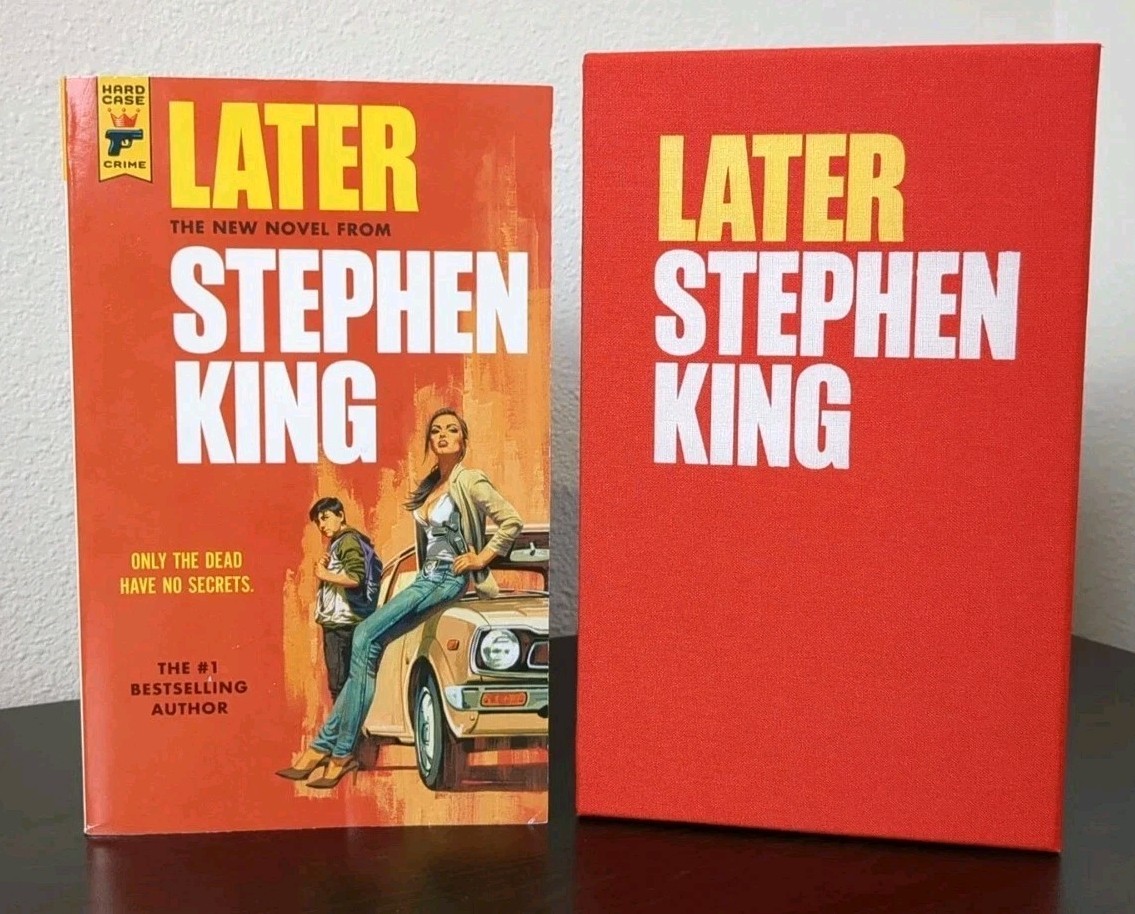 Later by Stephen King 1st Edition + Cemetery Dance Slipcase