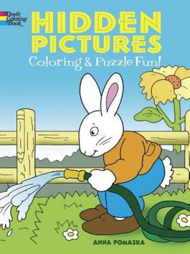 Hidden Pictures Coloring and Puzzle Fun (Dover Childrens Activity Books) – GOOD