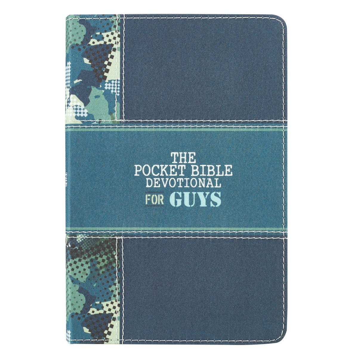 Pocket Bible Devotional for Guys – leather_bound Christian Art Gifts