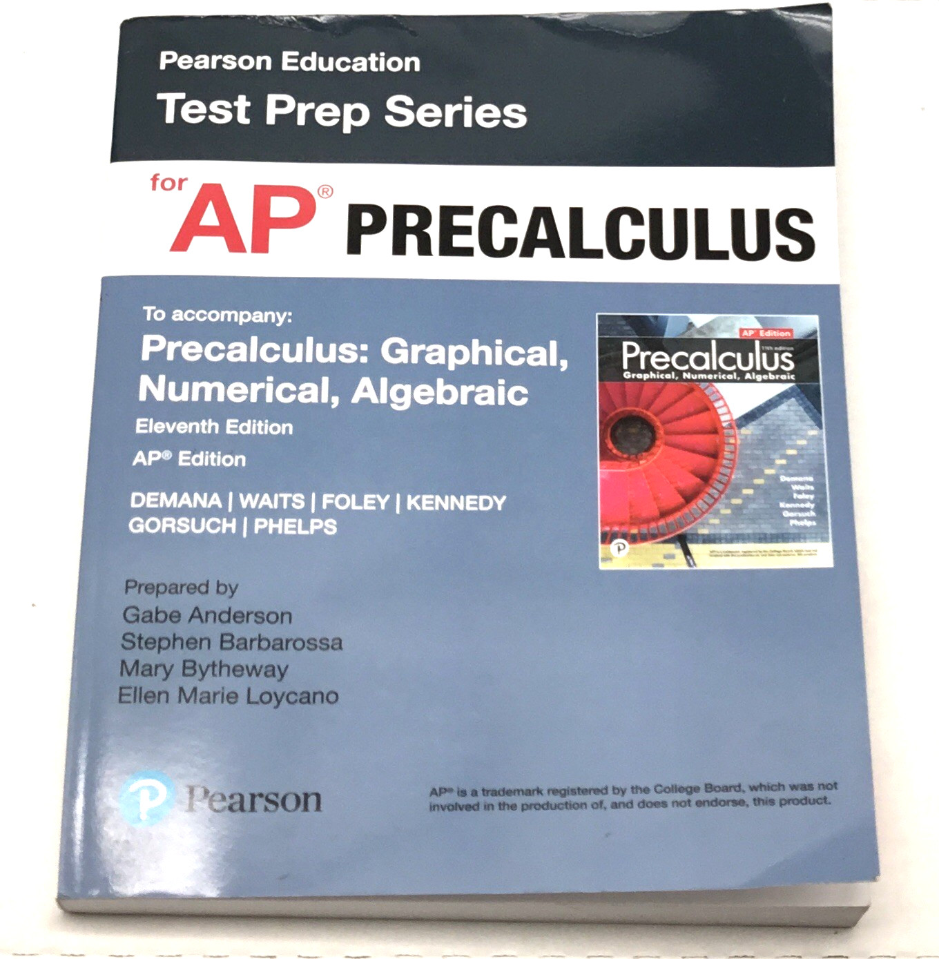 Pearson Education Test Prep Series for AP Precalculus Eleventh Edition