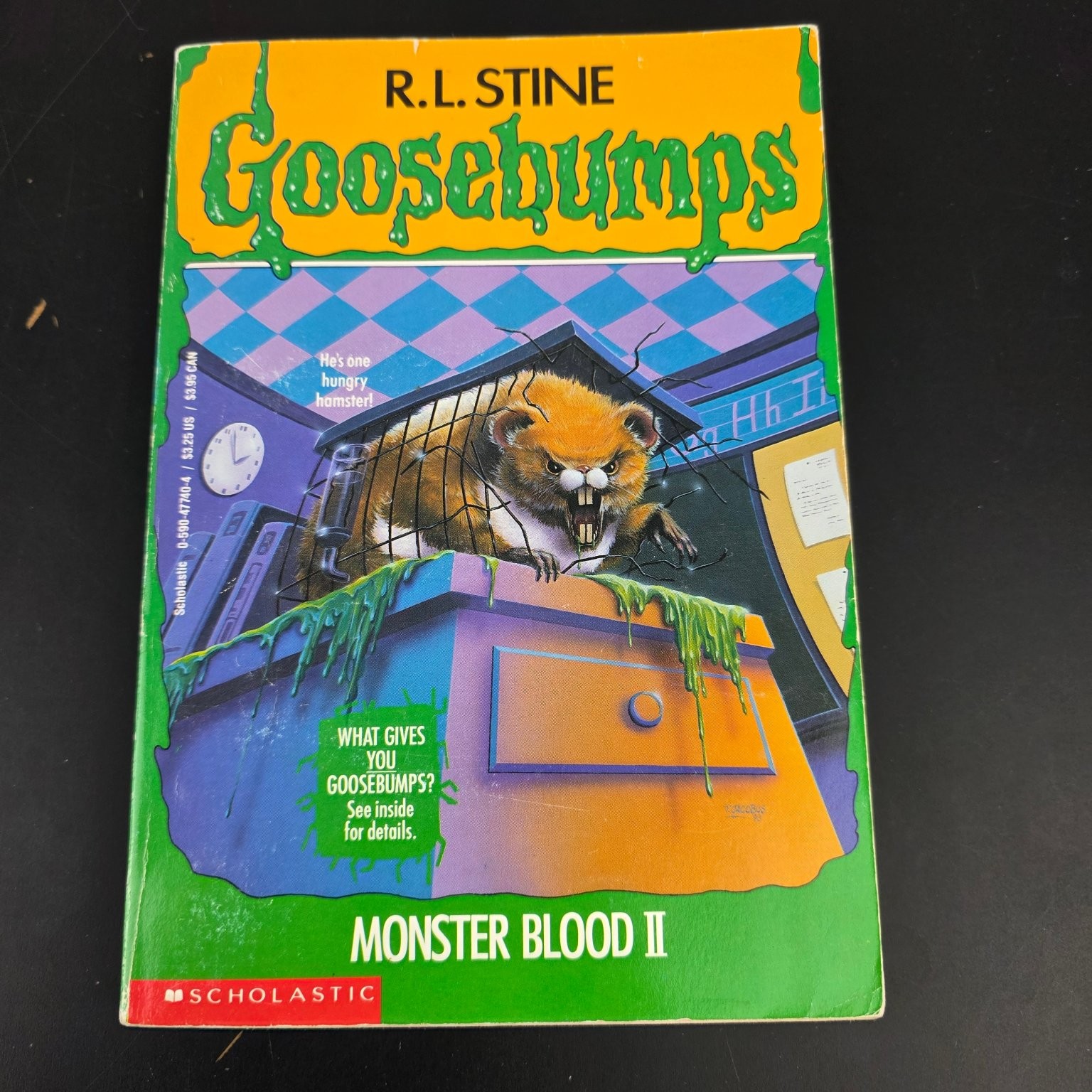 Goosebumps Monster Blood Trilogy RL Stine 1992 1994 1995 1 2 3 Vintage