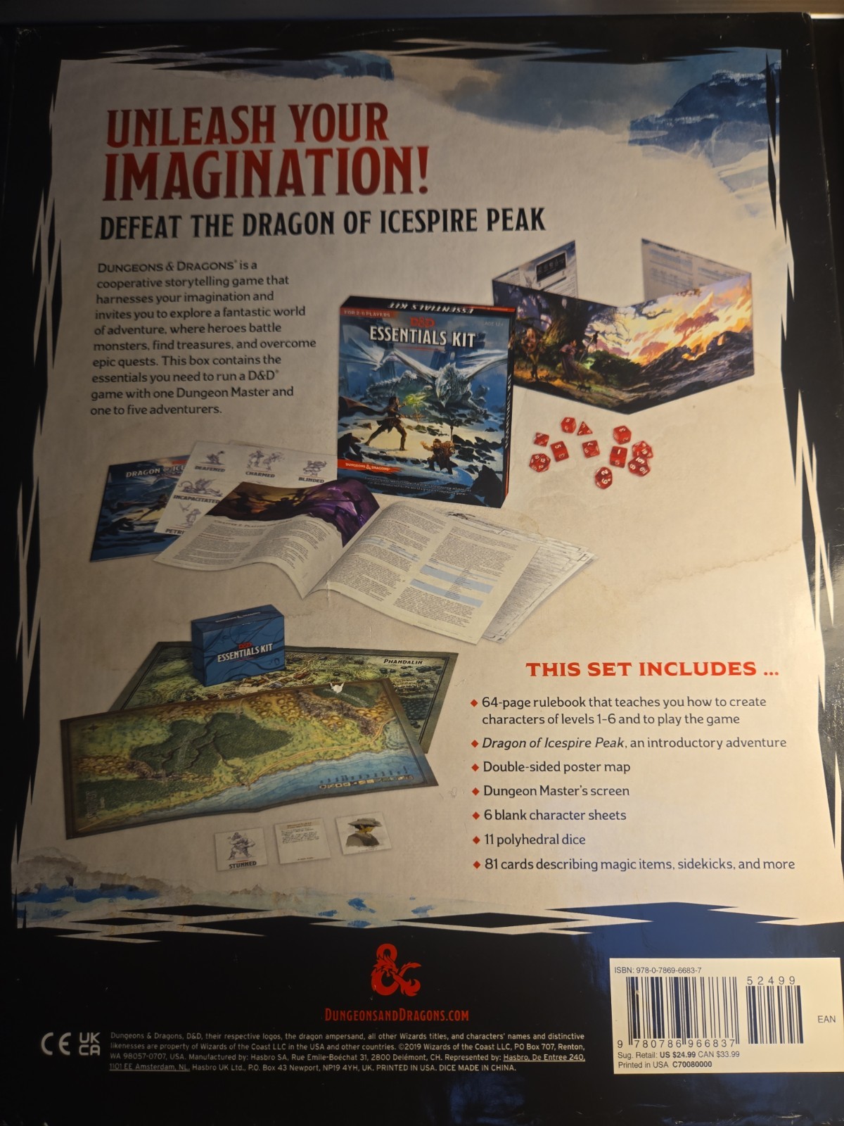 Dungeons and Dragons Essentials Kit (d&d Boxed Set) by Wizards RPG Team…