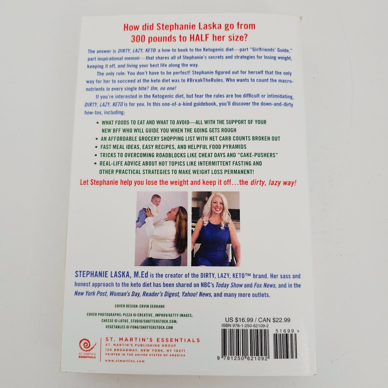 Dirty Lazy Keto Stephanie Laska Paperback Weight Loss Cookbook Free Postage