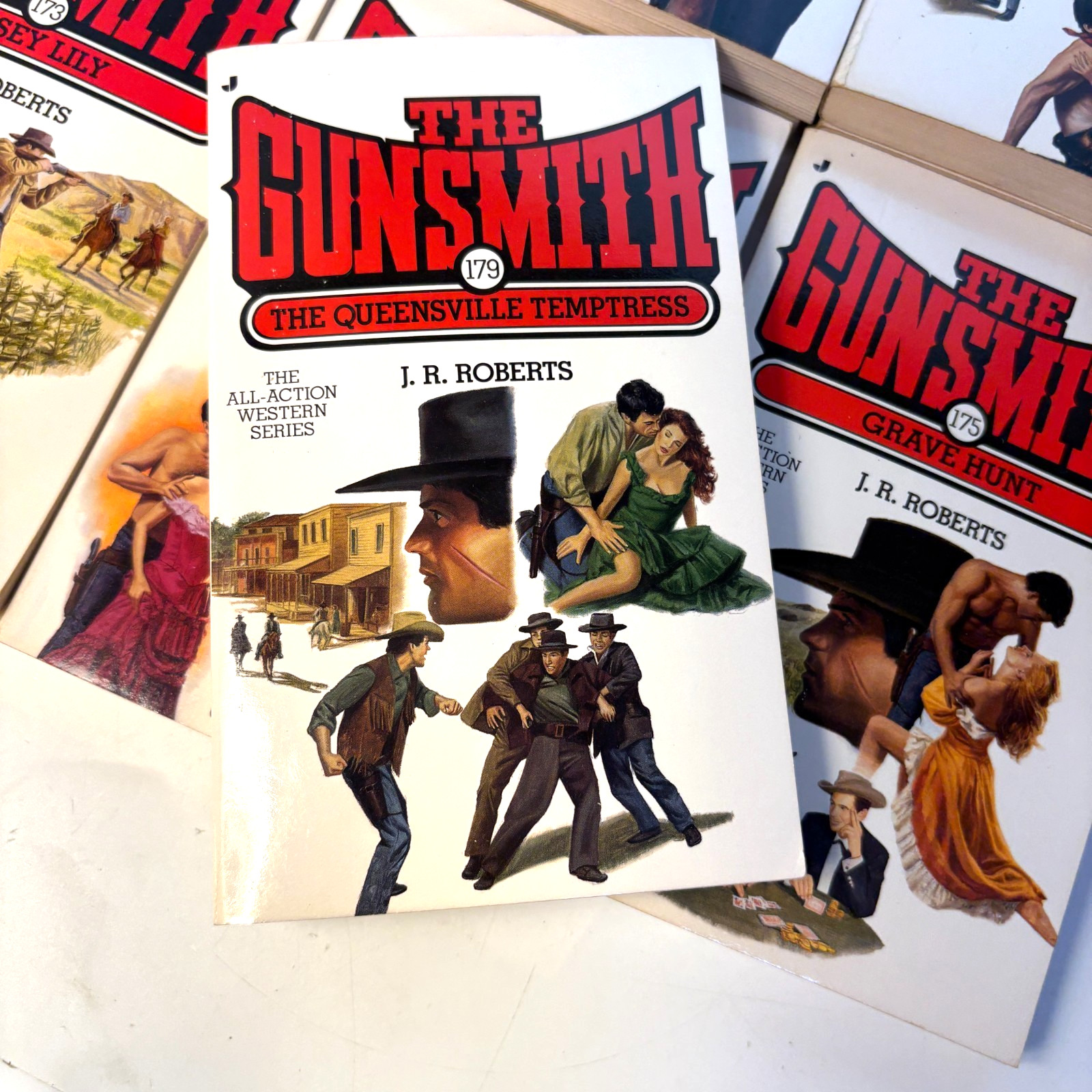 The Gunsmith Series – JR Roberts Lot of 10 Paperbacks Vols. #170-179