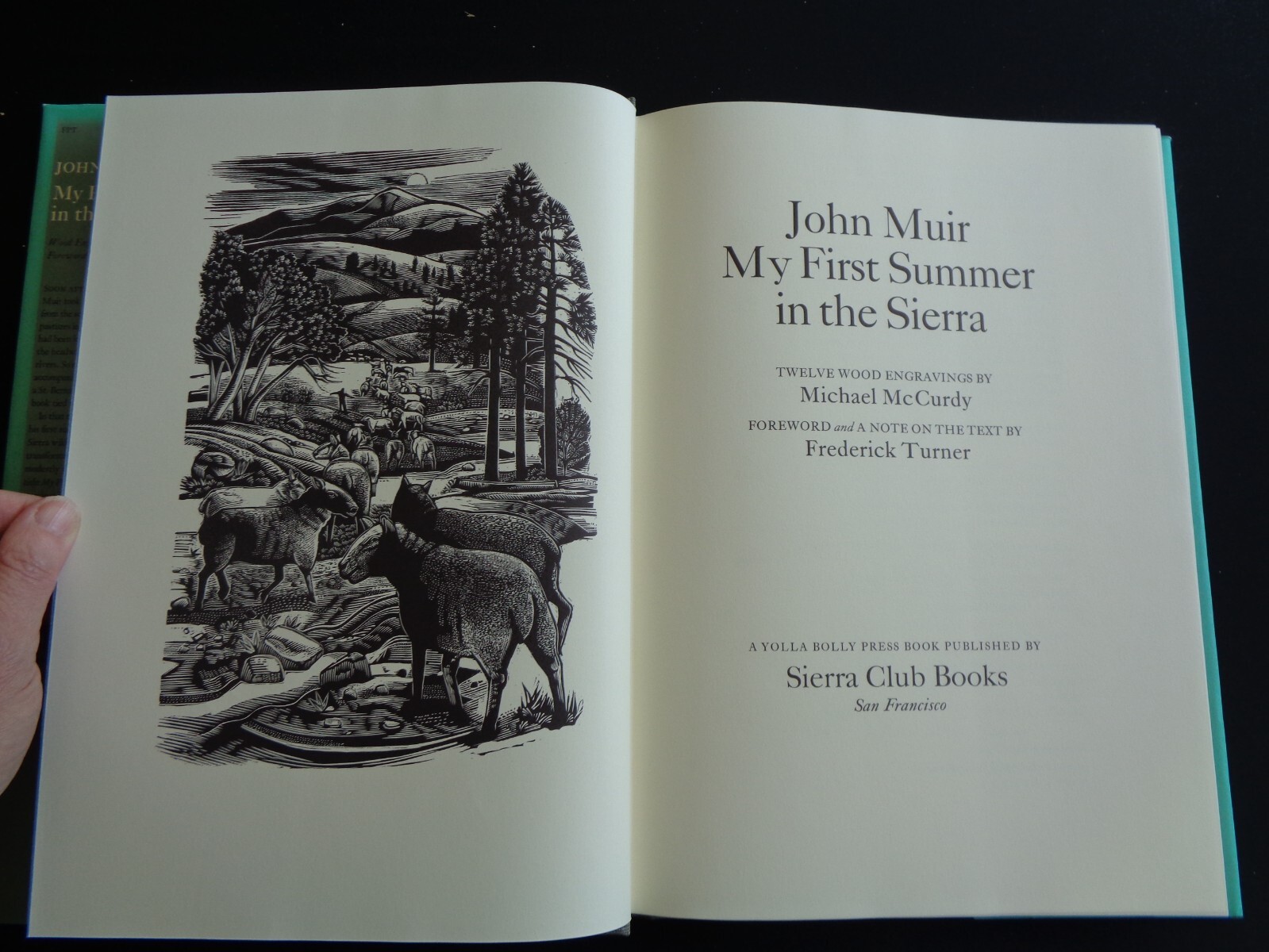 John Muir My First Summer in the Sierra 1988 Wood Engravings by Michael McCurdy