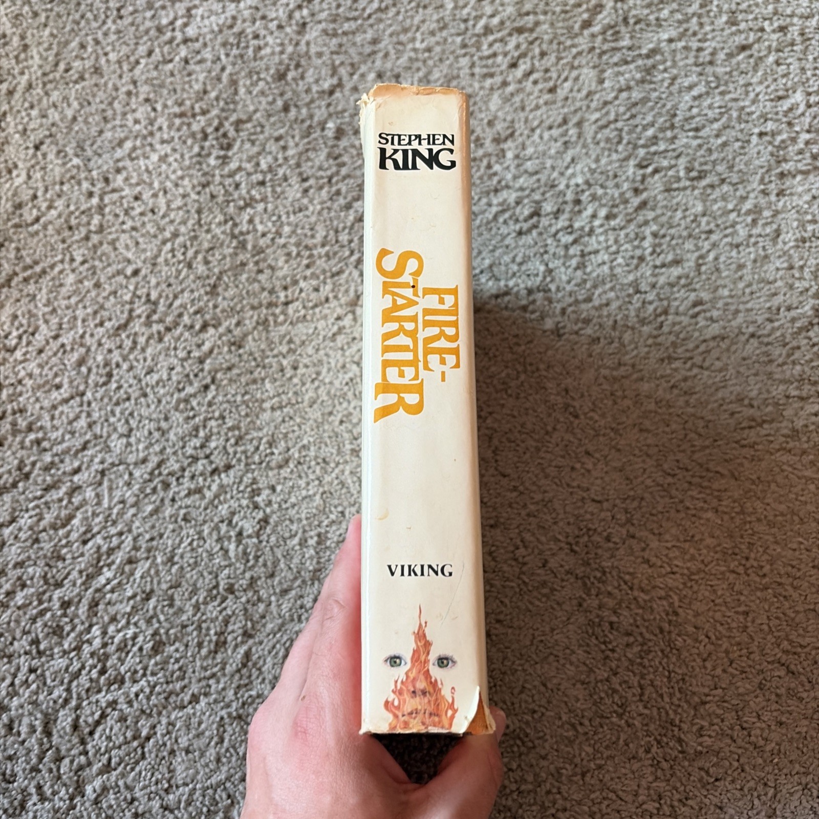 Firestarter Stephen King First Edition HCDJ 1980 Viking Press $13.95 DJ