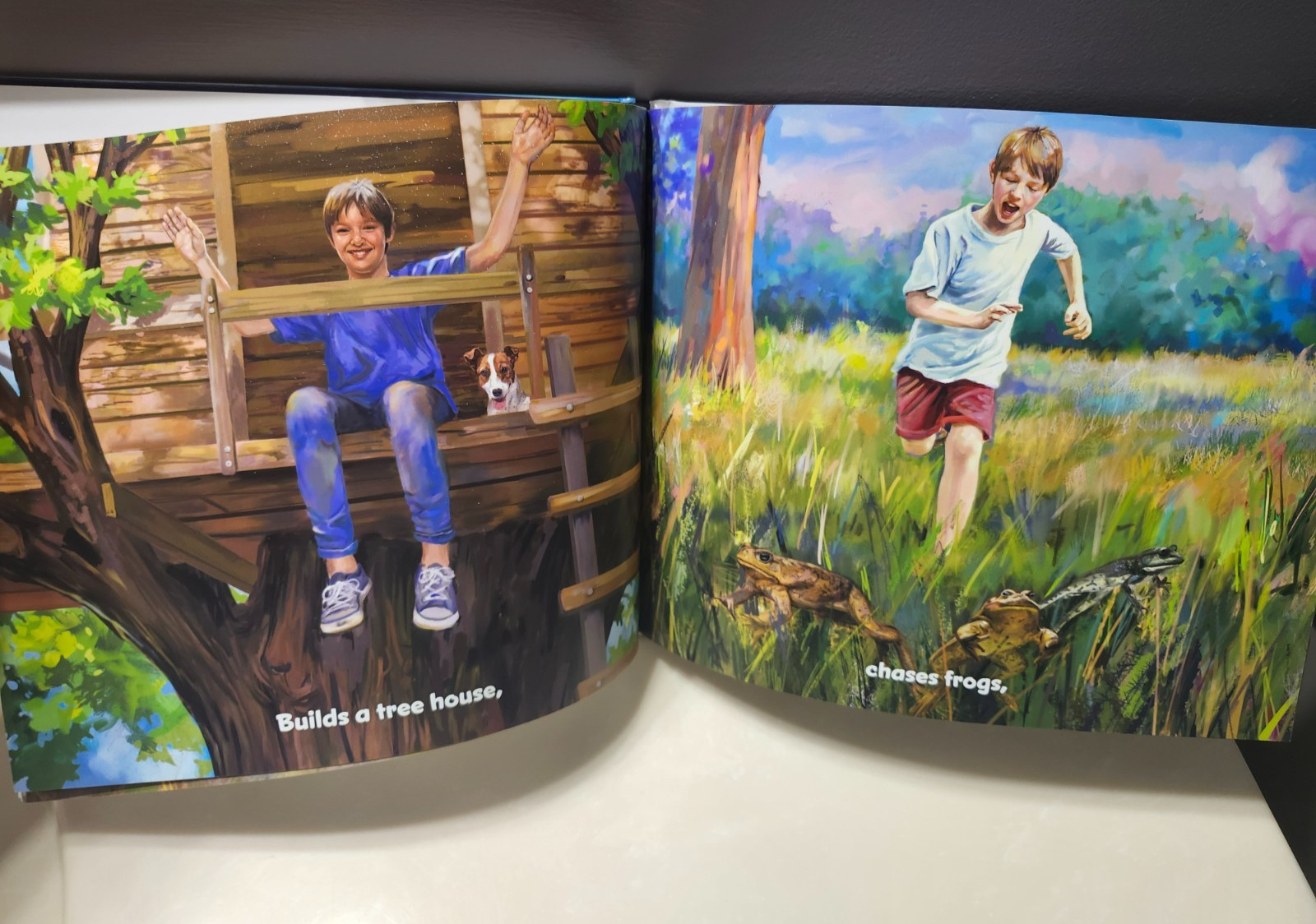 Daddy’s Little Boy Children’s Book – Father Son Story – Farm Life – New