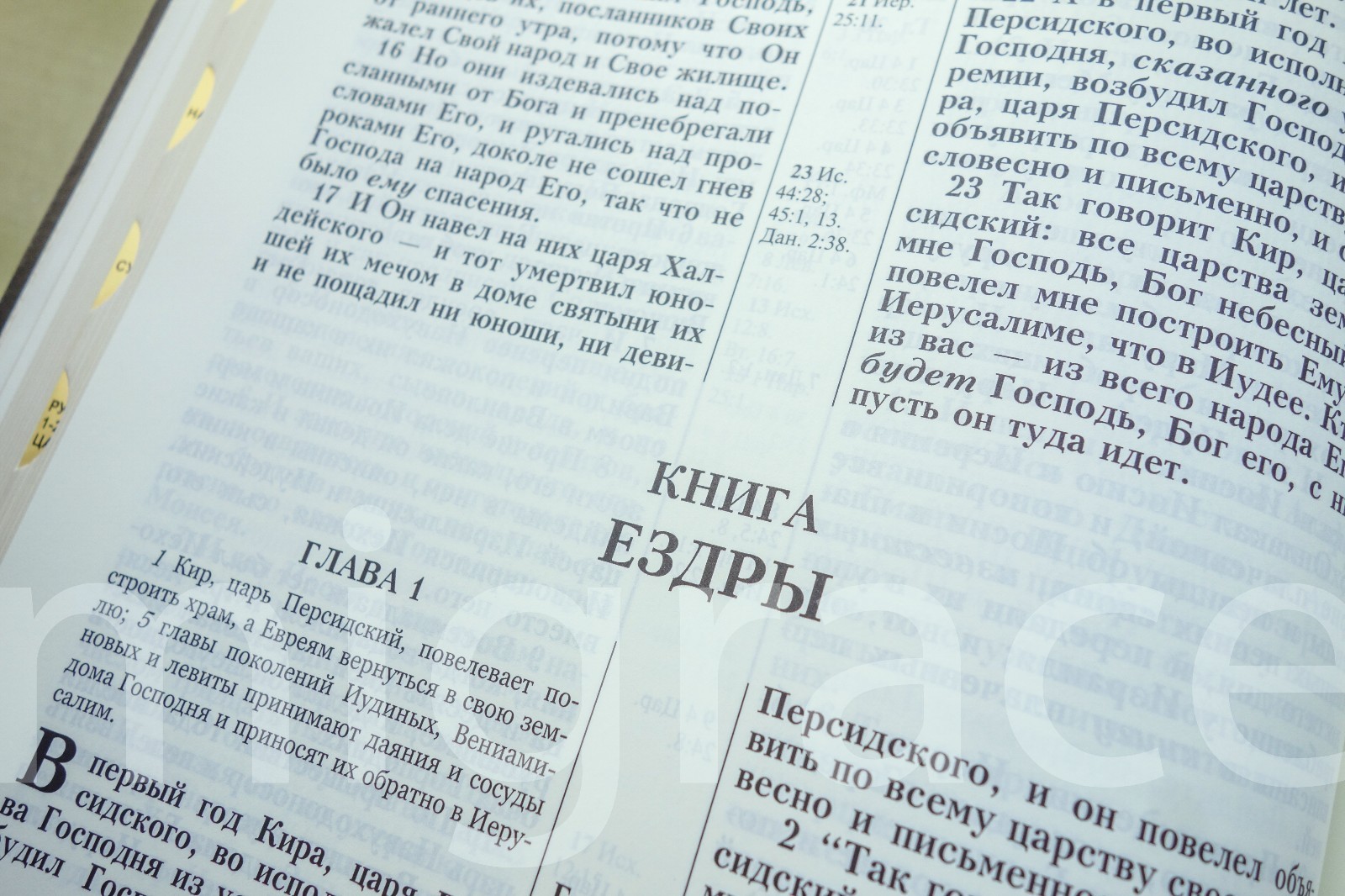 RUSSIAN Table BIBLE black LEATHER hard cover, Indexes 29x22cm 3kg Gift Box