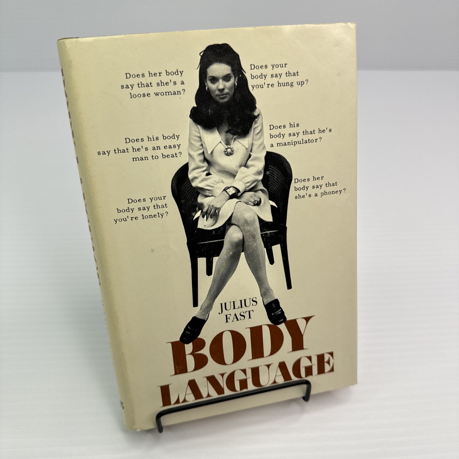 Body Language Julius Fast Hardcover 1970 M. Evans and Company