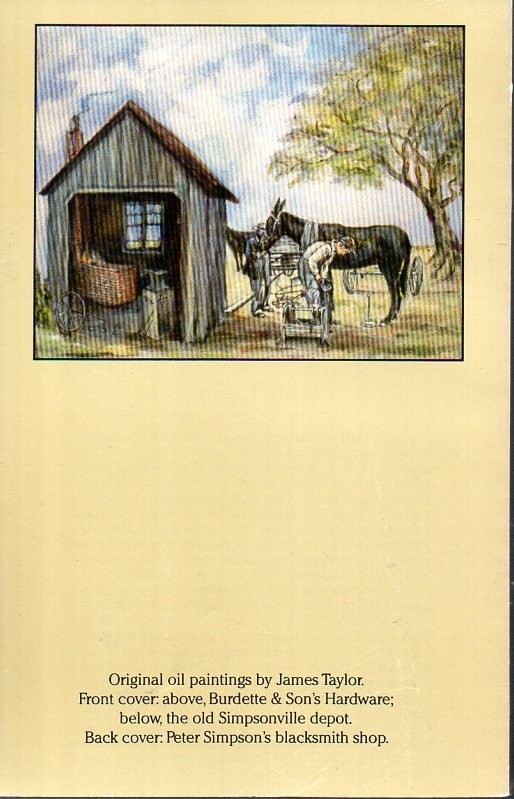 Memories of Old Simpsonville SC by Frank Hipps 1996 Softcover Book 125 Pages