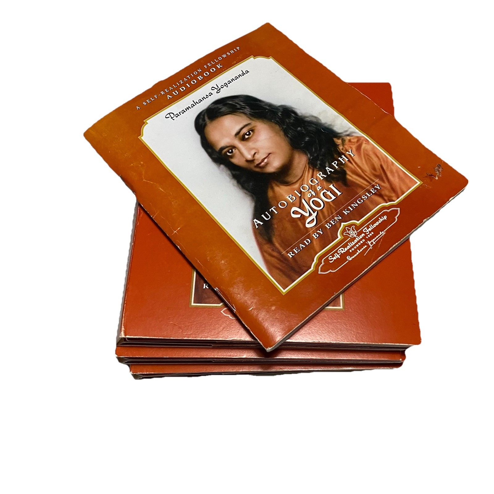 Autobiography of a Yogi, Paramahansa Yogananda Read by Ben Kingsley, 15 CDs, VG