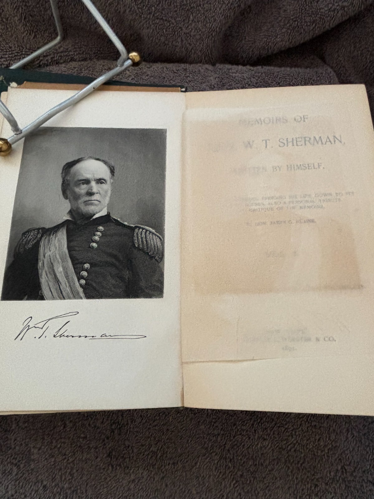 Memoirs of General W.T. Sherman, Volume I&II 1891 Edition