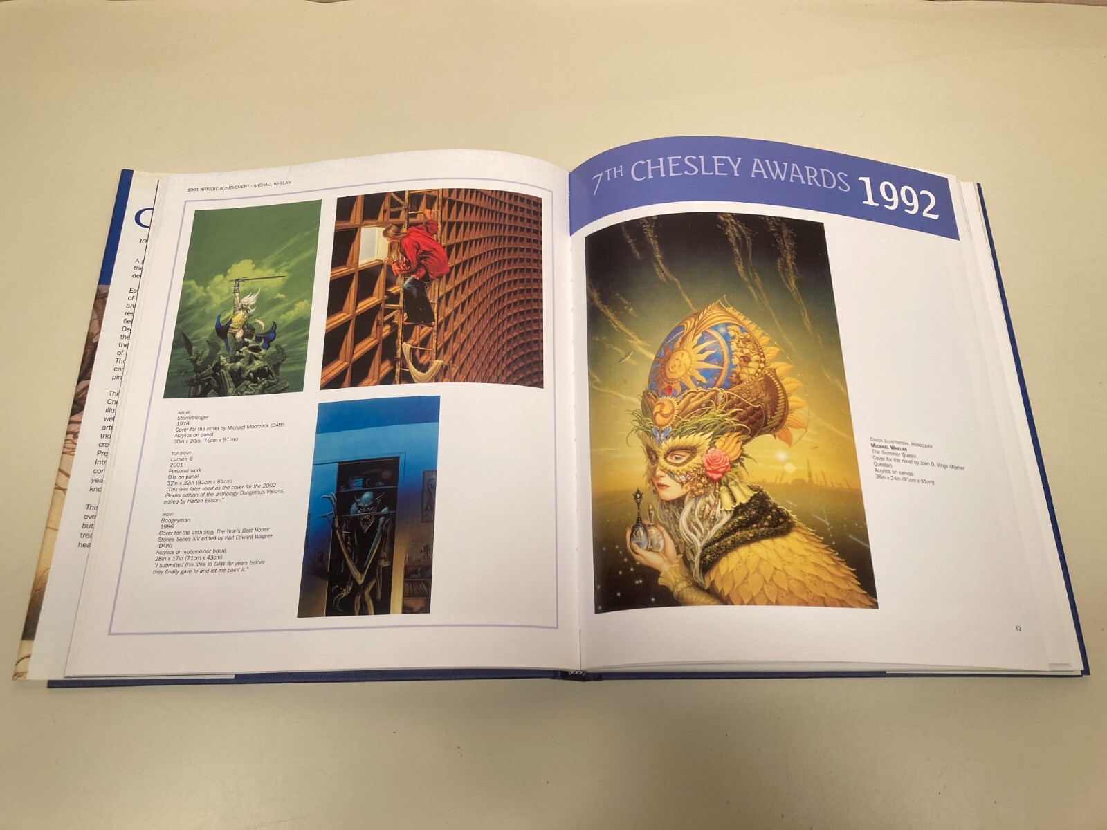 (6) Hardbound fantasy art book assortment (Froud,etc)