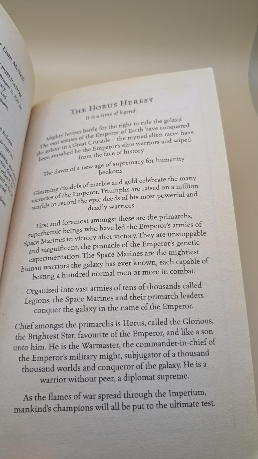 Prospero Burns – Dan Abnett – Horus Heresy – Warhammer 40K – First Printing OOP