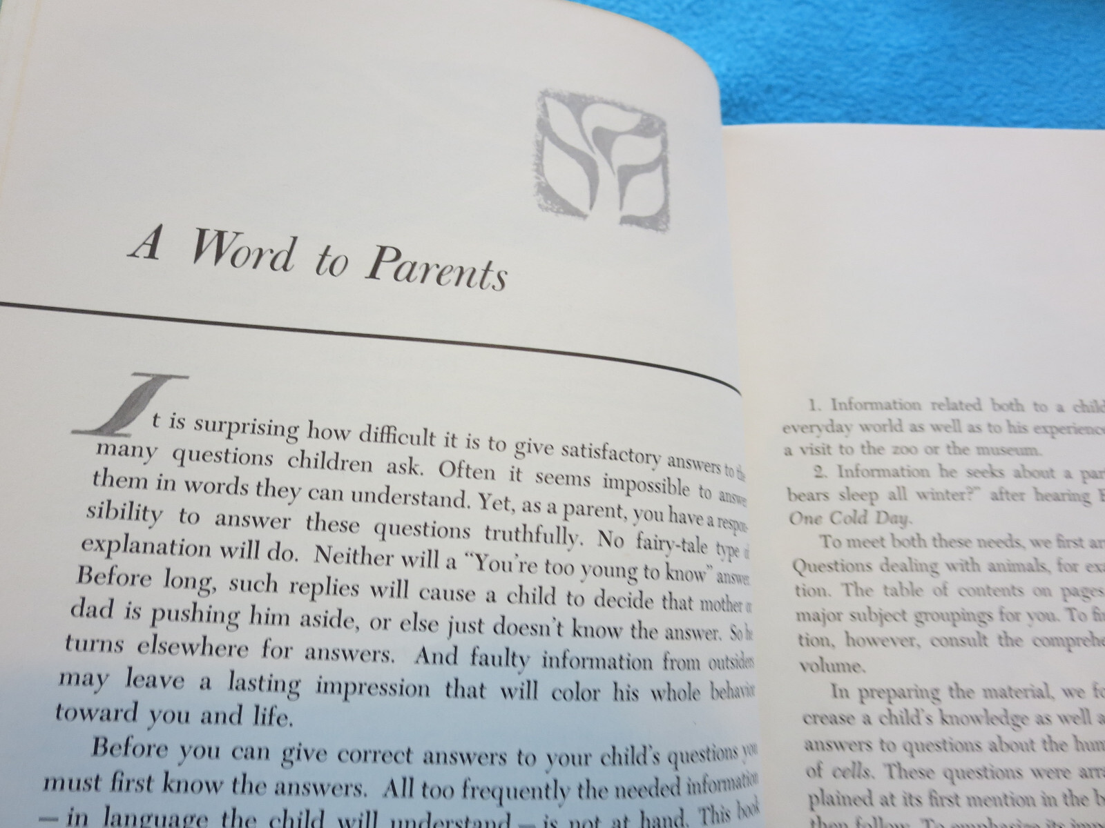 Words to Know Questions Children Ask VTG Home School Preschool