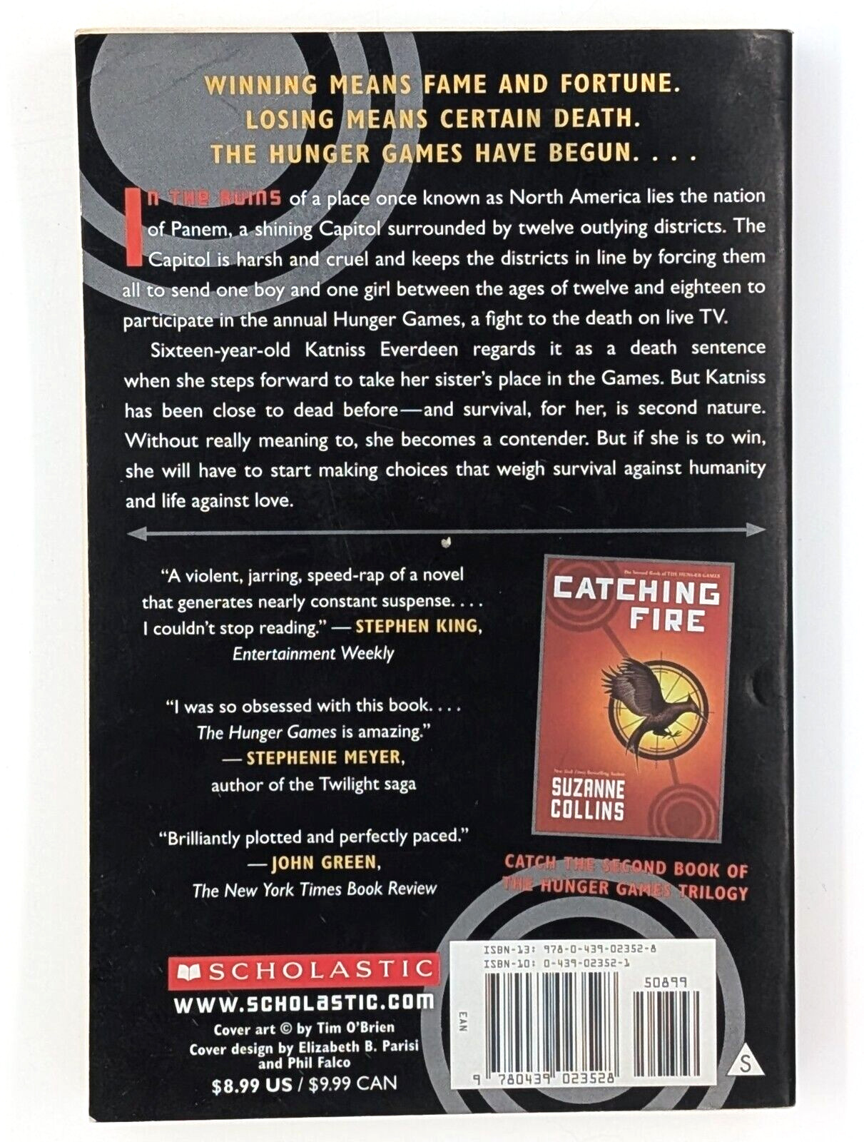 Hunger Games (Hunger Games Book One) by Suzanne Collins (2009, Trade Paperback)