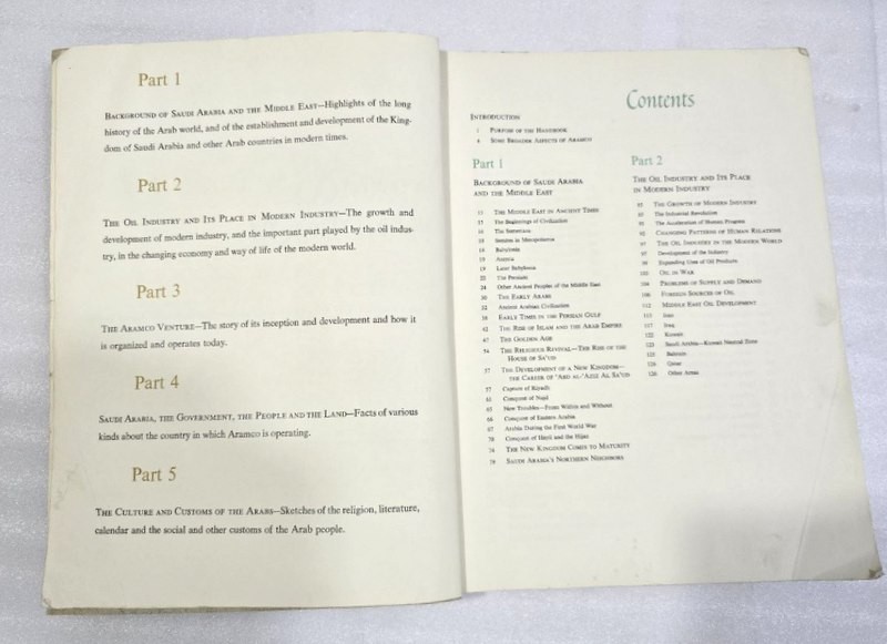 1960 Saudi Arabia KSA Aramco Handbook Arabian American OIL Company أرامكو