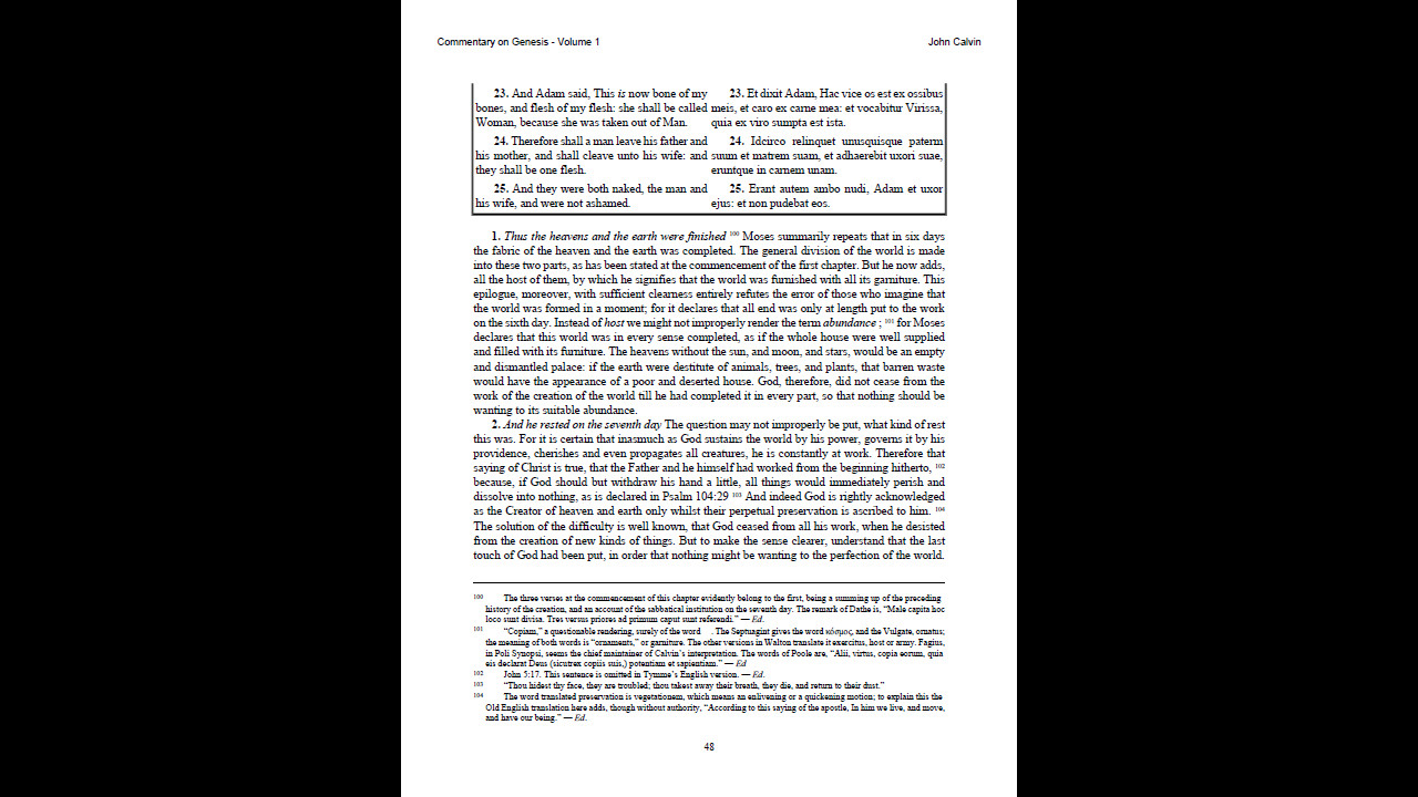 The Works of John Calvin – Bible Commentary Library (PDF E-Book Set) on CD-ROM