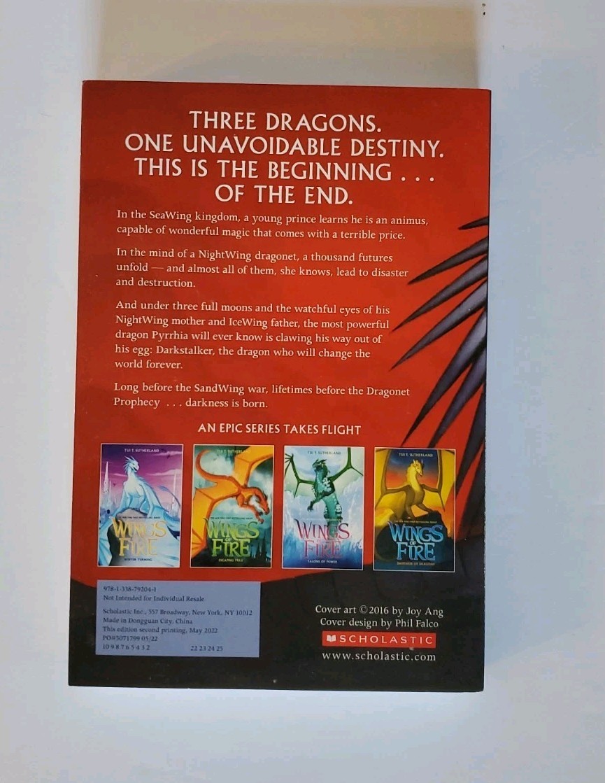 Wings of Fire Graphic Novels 5 Books Lot Tui T Sutherland 1 Hardcover 4 PB