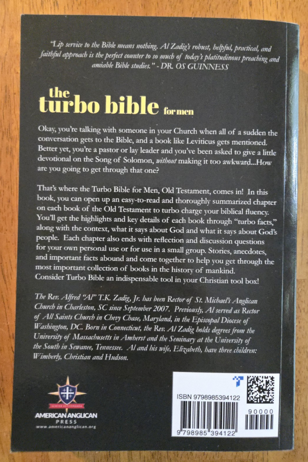 The Turbo Bible For Men, Old Testament by The Rev. Alfred Zadig Jr., 2023 PB