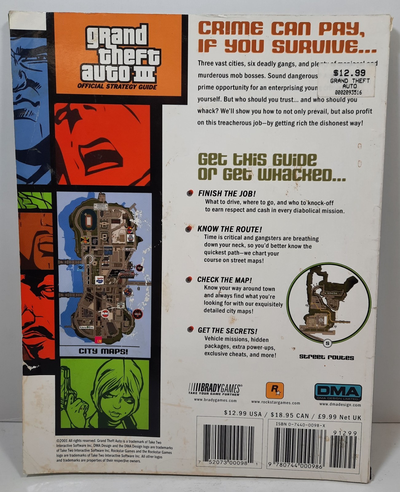 Grand Theft Auto III (GTA 3) Official Strategy Guide Brady