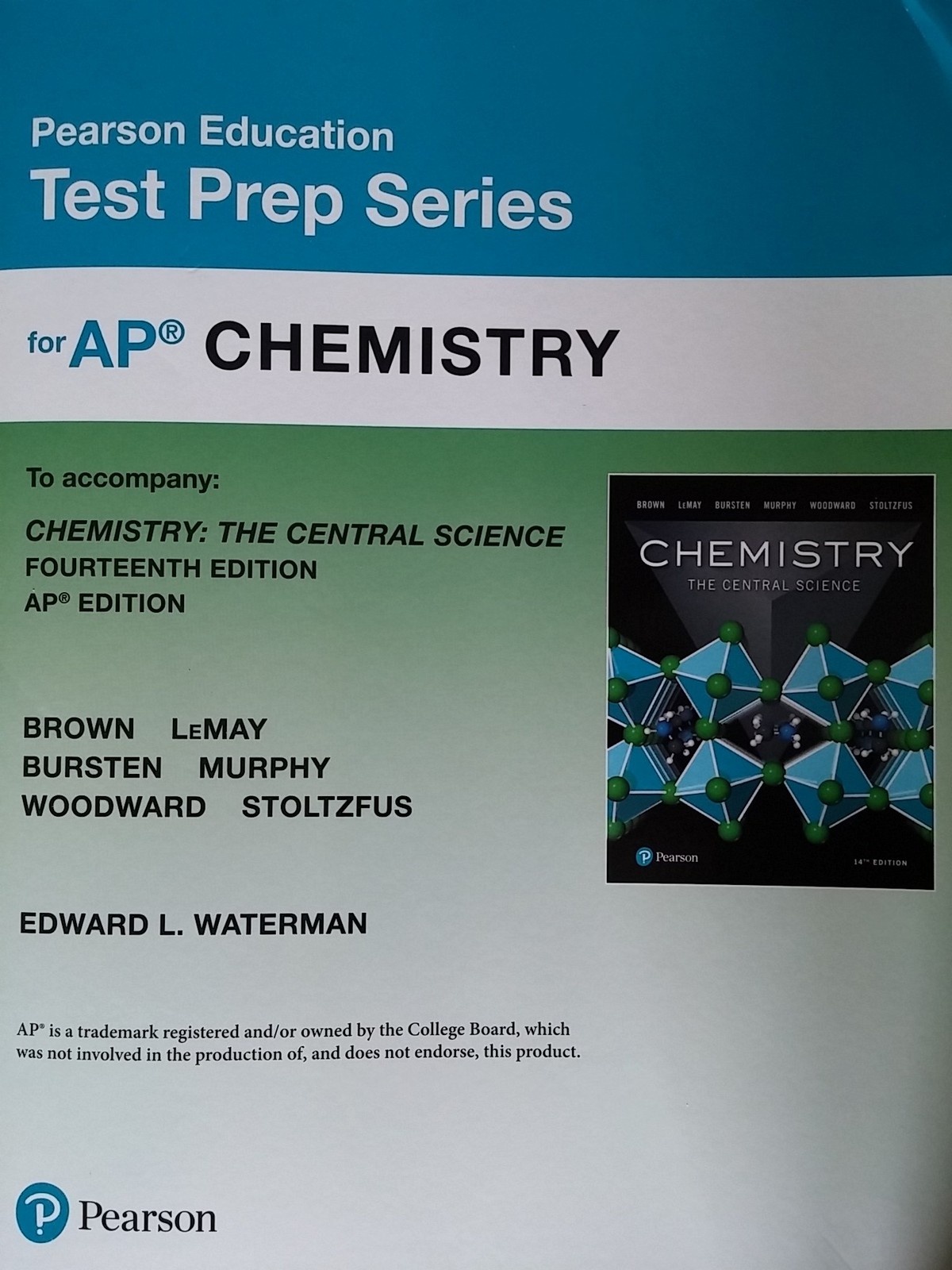 Test Prep Series for AP Chemistry for Chemistry: The Central Science 14th ed…