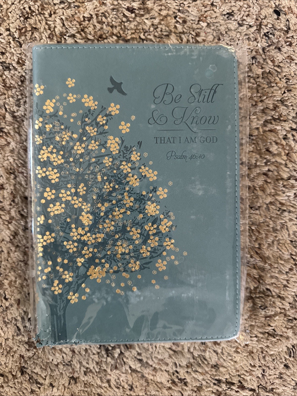 Christian Art Gifts Classic Journal Be Still And Know Psalm 46:10 Floral Ins…