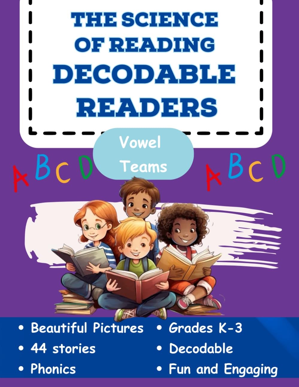 The Science of Reading Decodable Readers: Vowel Teams – paperback Free, Adam
