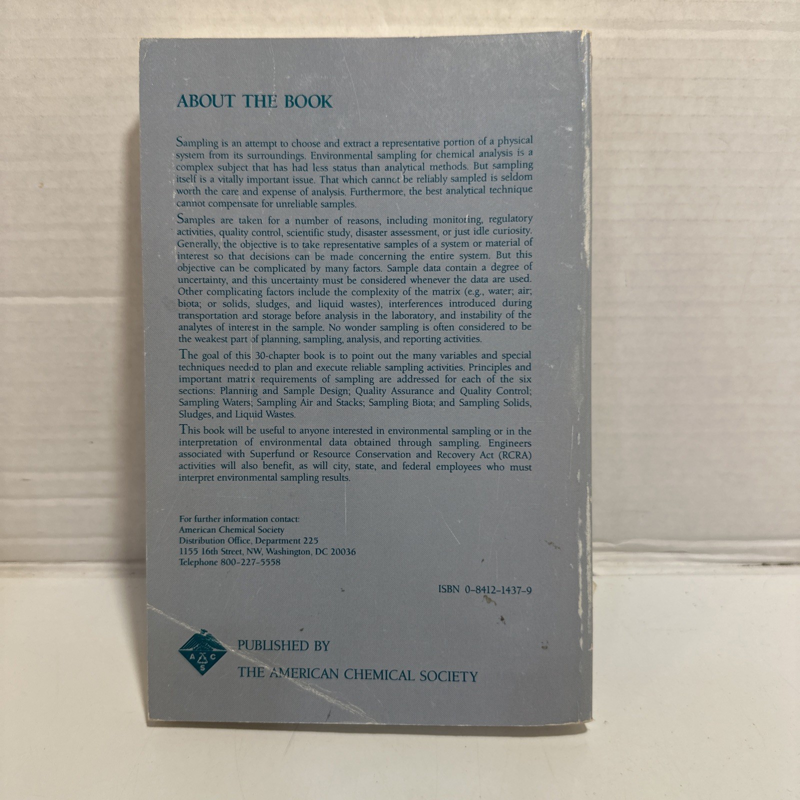 Principles of Environmental Sampling by Keith, Lawrence H.