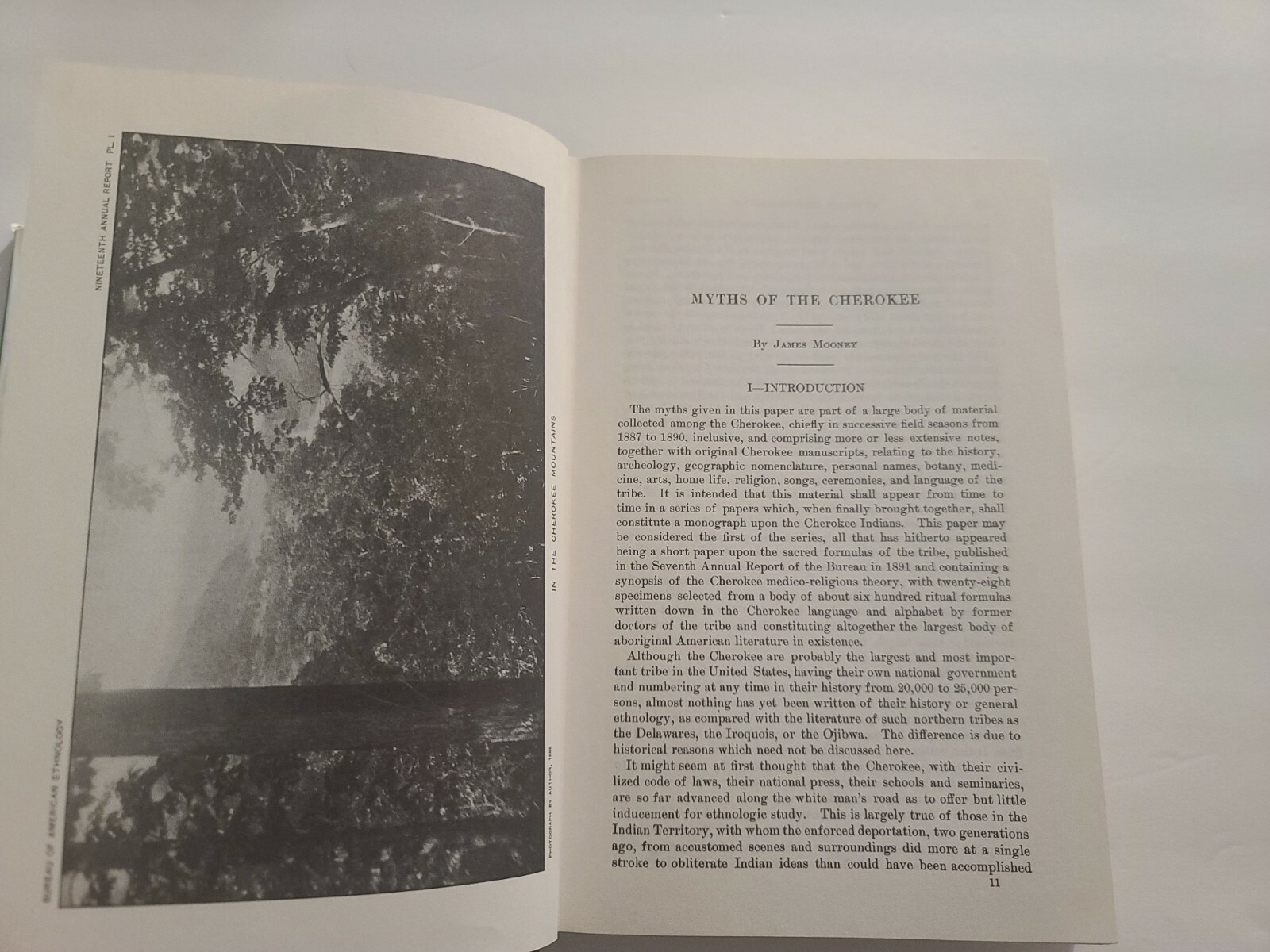 Myths Of The Cherokee And Sacred Formulas Of The Cherokees By James Mooney 1982