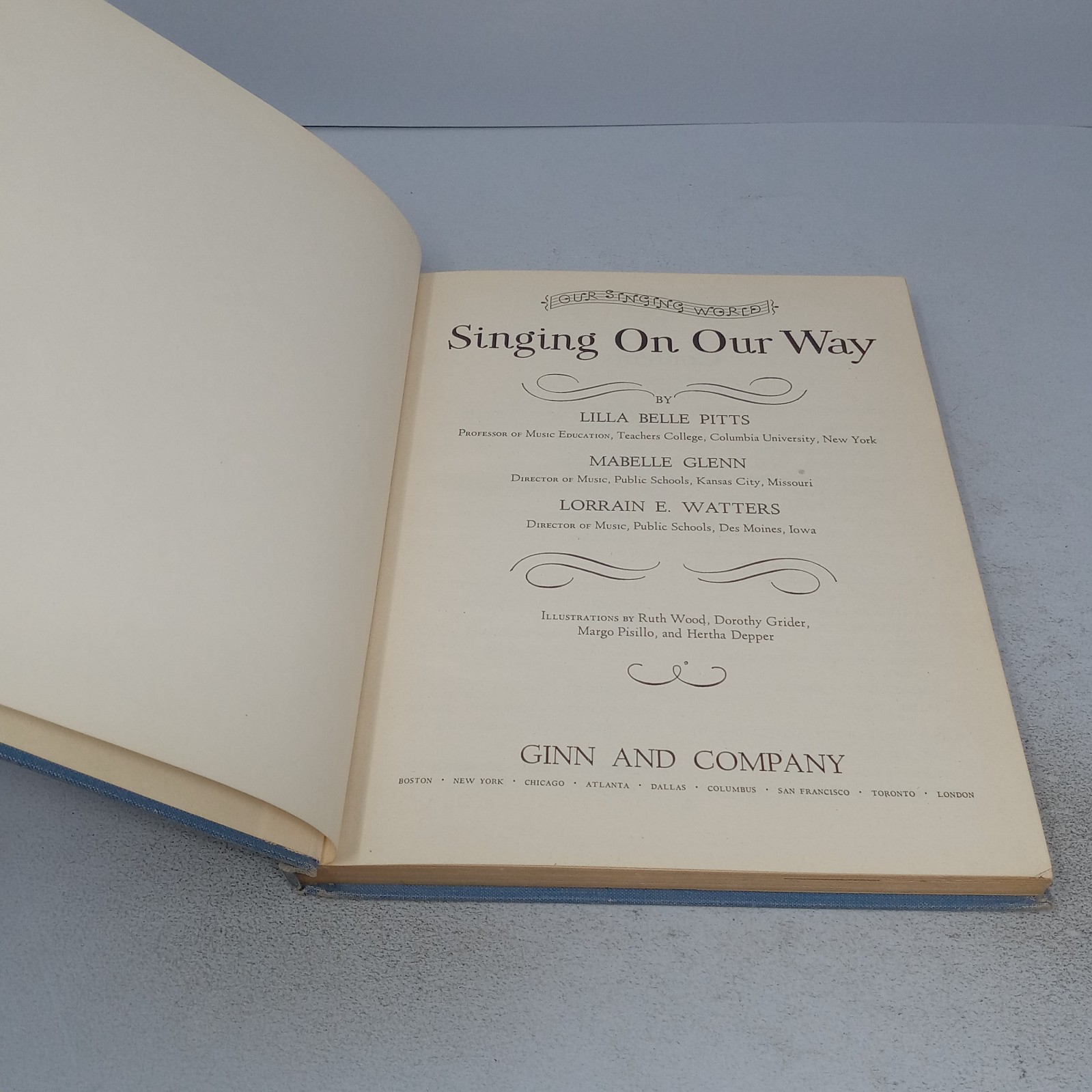 Singing On Our Way: 1949 Ginn and Company Hardcover